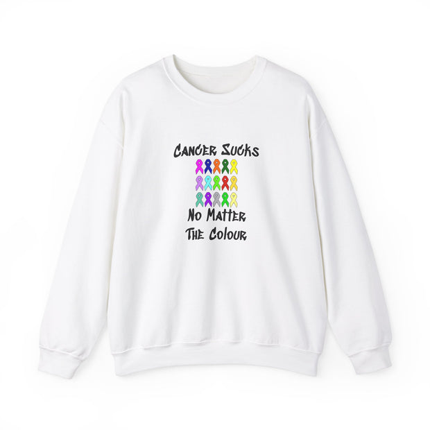 Cancer Sucks Unisex Heavy Blend™ Crewneck Sweatshirt