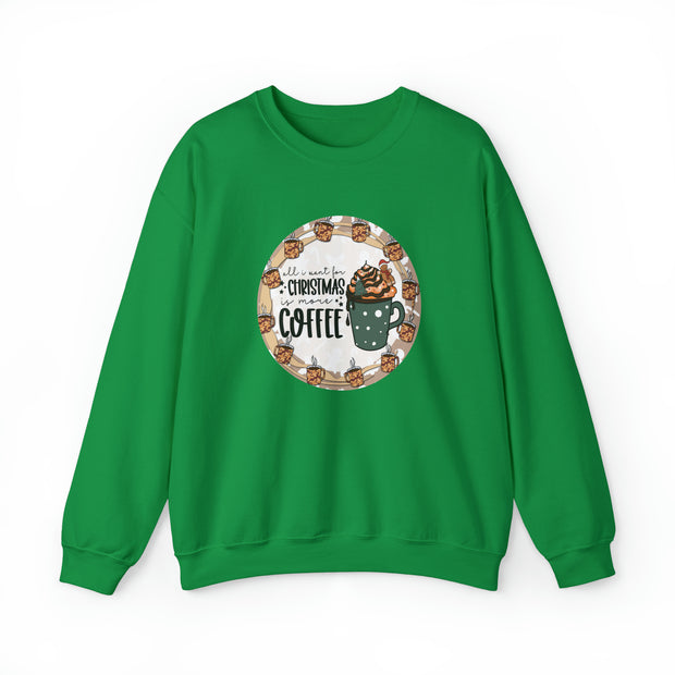 Christmas Coffee Unisex Heavy Blend™ Crewneck Sweatshirt