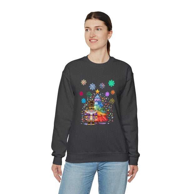 Gnome Nutcracker Unisex Heavy Blend™ Crewneck Sweatshirt