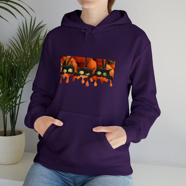 Pumpkin cats Unisex Heavy Blend™ Hooded Sweatshirt