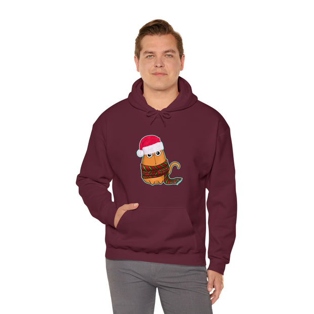 Christmas cat Unisex Heavy Blend™ Hooded Sweatshirt