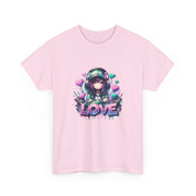 Graffiti Anime Girls Unisex Heavy Cotton Tee