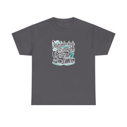 Ovarian Cancer Unisex Heavy Cotton Tee