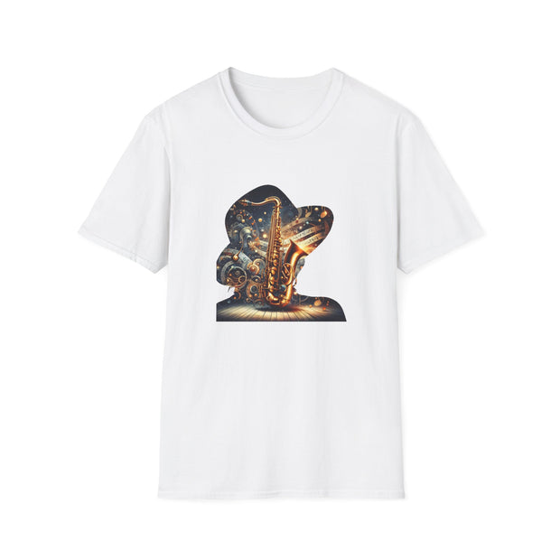 Saxophone Unisex Softstyle T-Shirt