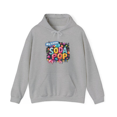 My Little Soda Pop Hooded Sweatshirt, Trendy Unisex Pullover, Fun Gift for Teens, Casual Wear, Comfortable Street Style