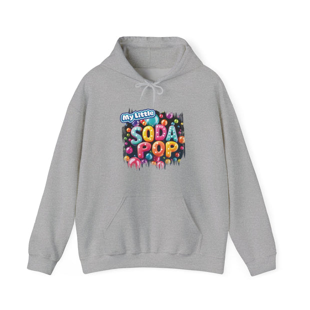 My Little Soda Pop Hooded Sweatshirt, Trendy Unisex Pullover, Fun Gift for Teens, Casual Wear, Comfortable Street Style