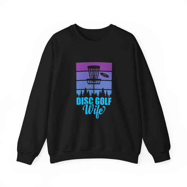 Disc Golf Wife Unisex Heavy Blend™ Crewneck Sweatshirt