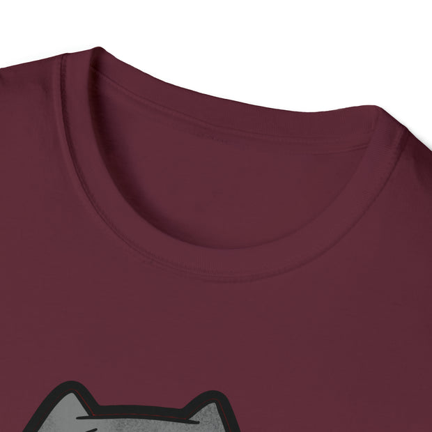 Christmas cat Unisex Softstyle T-Shirt