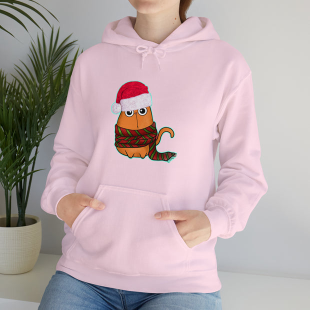 Christmas cat Unisex Heavy Blend™ Hooded Sweatshirt