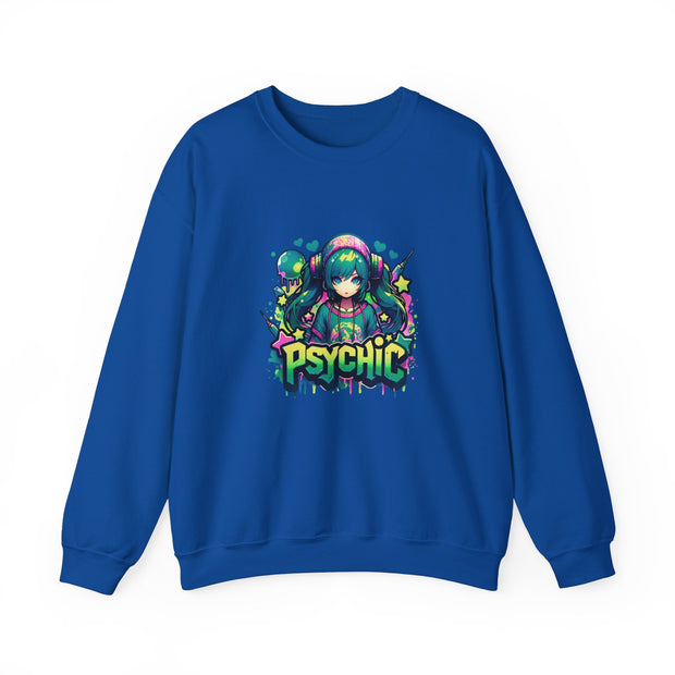 Graffiti Anime Girls Unisex Heavy Blend™ Crewneck Sweatshirt