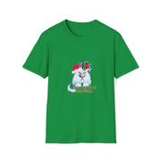 Christmas cat Unisex Softstyle T-Shirt