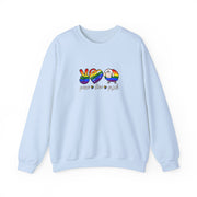 Peace Love Pride Unisex Heavy Blend™ Crewneck Sweatshirt