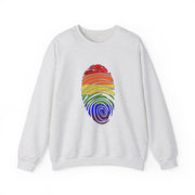 Pride Fingerprint Unisex Heavy Blend™ Crewneck Sweatshirt