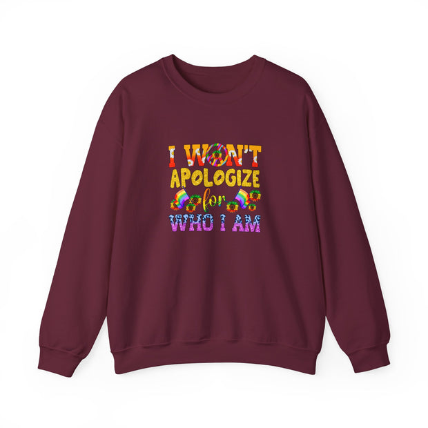I Won’t Apologize Unisex Heavy Blend™ Crewneck Sweatshirt