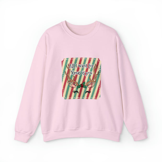 Reindeer Unisex Heavy Blend™ Crewneck Sweatshirt