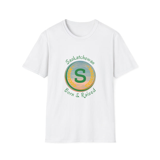 Saskatchewan Born & Raised Unisex Softstyle T-Shirt