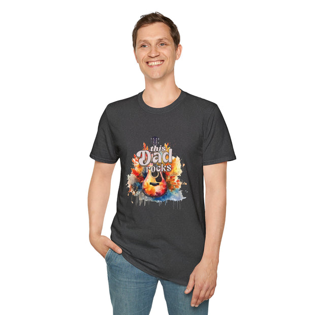 This Dad Rocks Unisex Softstyle T-Shirt