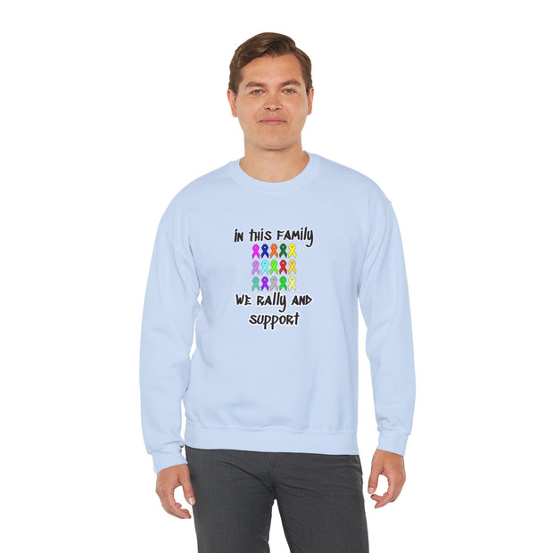 Family Rally & Support Unisex Heavy Blend™ Crewneck Sweatshirt