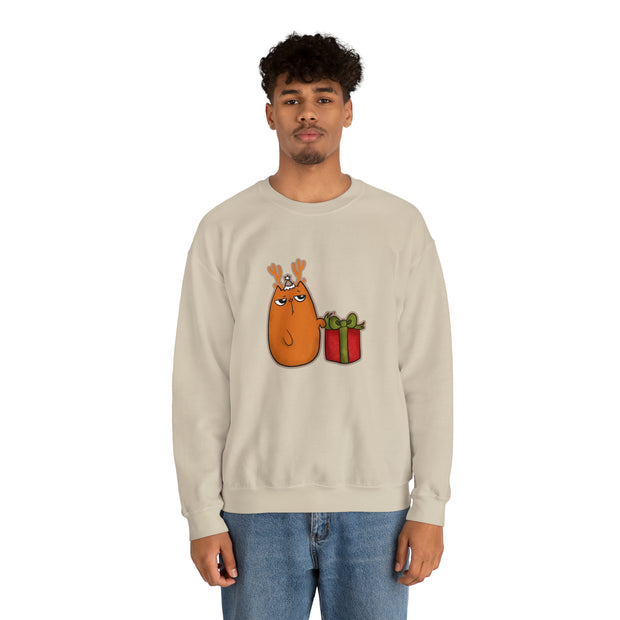 Christmas cat Unisex Heavy Blend™ Crewneck Sweatshirt