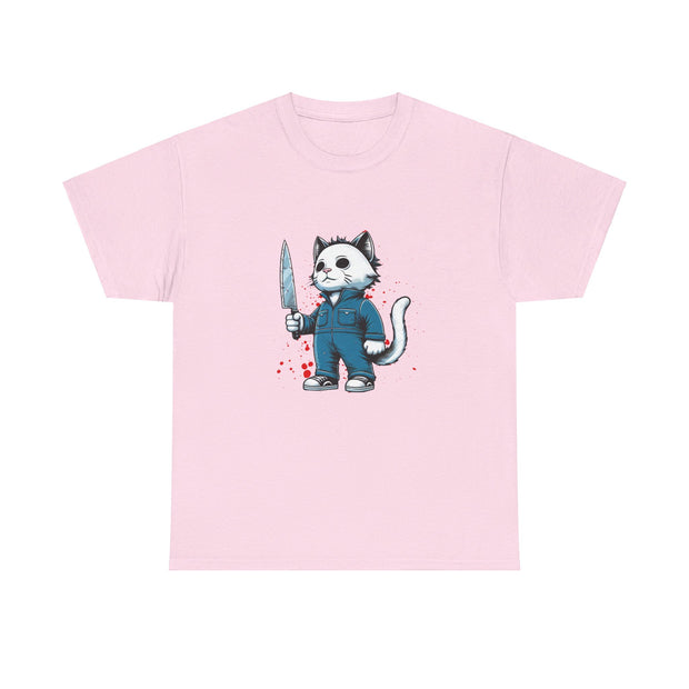 Horror Movie Cats Unisex Heavy Cotton Tee
