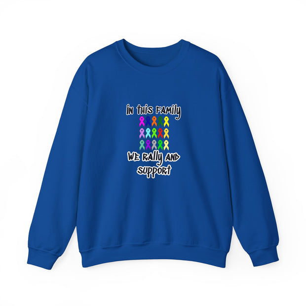 Cancer Family Support Unisex Heavy Blend™ Crewneck Sweatshirt