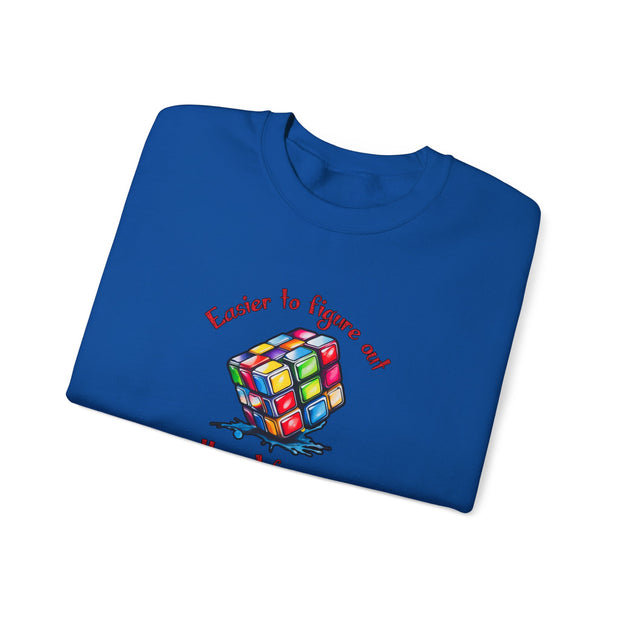 Rubik Cube Unisex Heavy Blend™ Crewneck Sweatshirt
