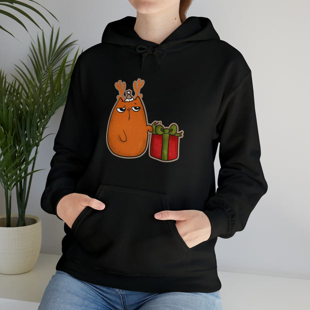 Christmas cat Unisex Heavy Blend™ Hooded Sweatshirt