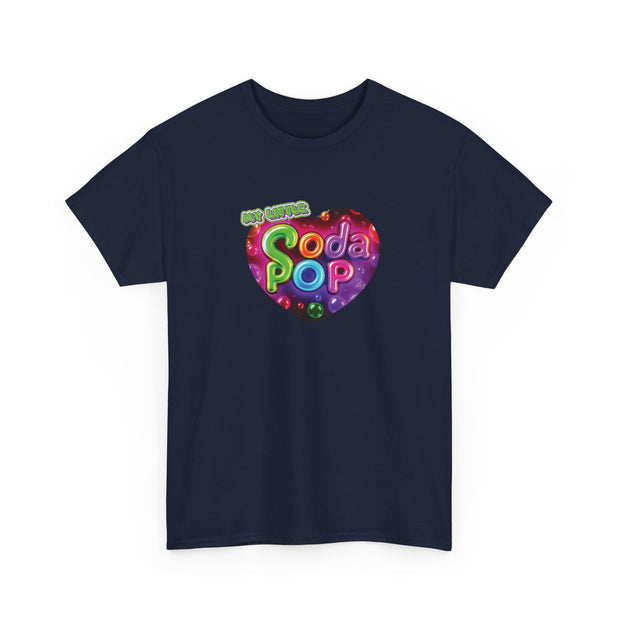 Soda Pop Heart Tee - Vintage Unisex Cotton T-Shirt, Casual Wear, Retro Graphic Tee, Gift for Soda Lovers, Summer Fashion