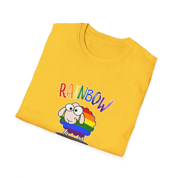 Rainbow Sheep Unisex Softstyle T-Shirt