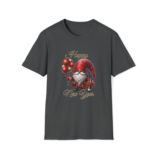Gnome New Year Unisex Softstyle T-Shirt