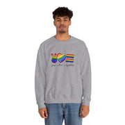 Peace Love Equality Unisex Heavy Blend™ Crewneck Sweatshirt