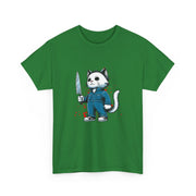 Horror Movie Cats Unisex Heavy Cotton Tee