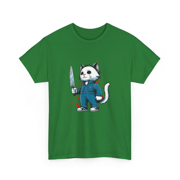 Horror Movie Cats Unisex Heavy Cotton Tee