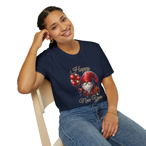 Gnome New Year Unisex Softstyle T-Shirt