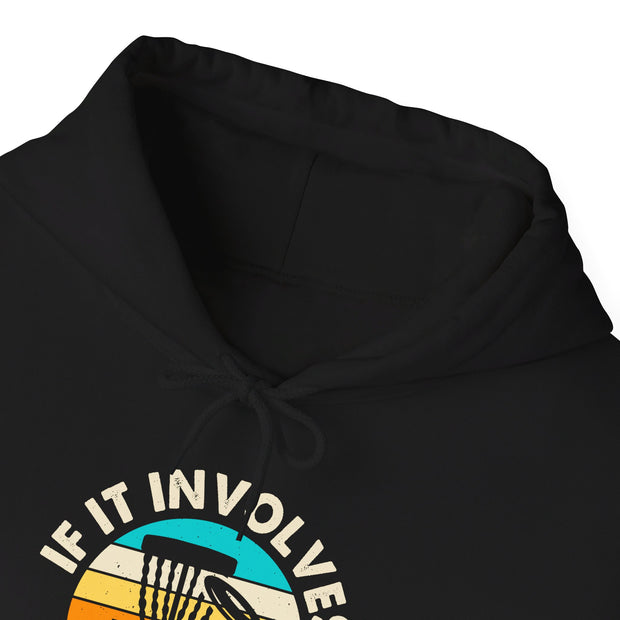 If it Involves Disc Golf Unisex Heavy Blend™ Hooded Sweatshirt