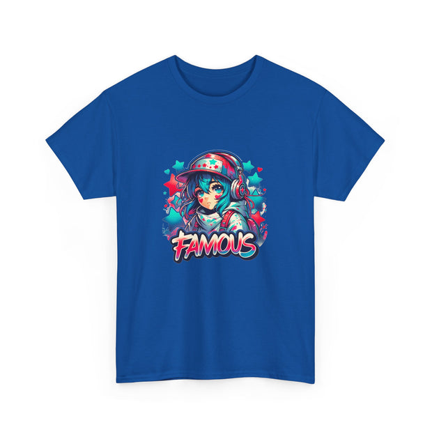 Graffiti Anime Girls Unisex Heavy Cotton Tee