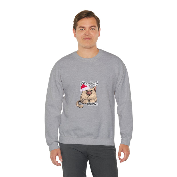 Christmas cat Unisex Heavy Blend™ Crewneck Sweatshirt