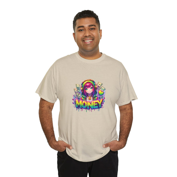 Graffiti Anime Girls Unisex Heavy Cotton Tee