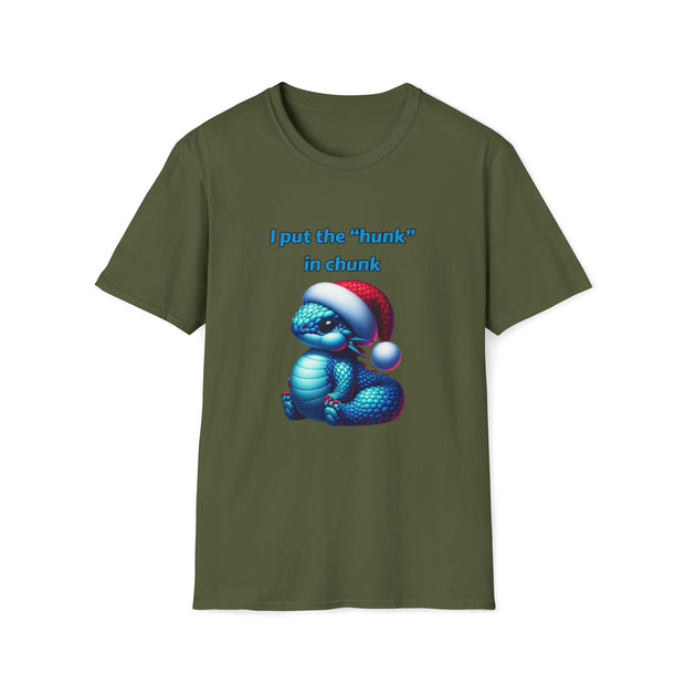 Christmas dragon Unisex Softstyle T-Shirt