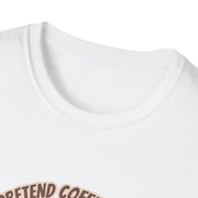 I Pretend that Coffee Helps Unisex Softstyle T-Shirt