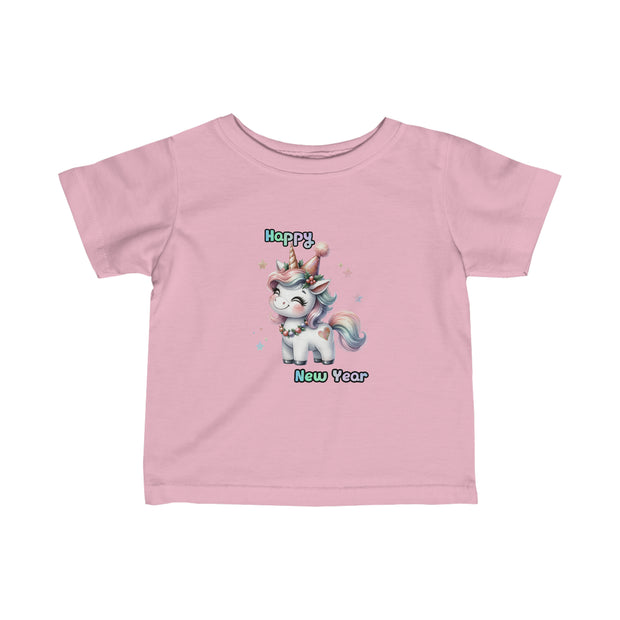 New Year Unicorn Infant Fine Jersey Tee