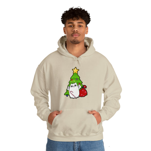 Christmas cat Unisex Heavy Blend™ Hooded Sweatshirt