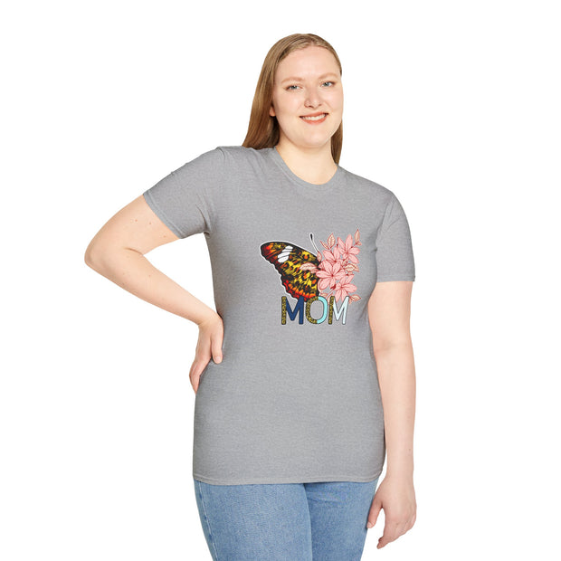 Butterfly Mom Unisex Softstyle T-Shirt