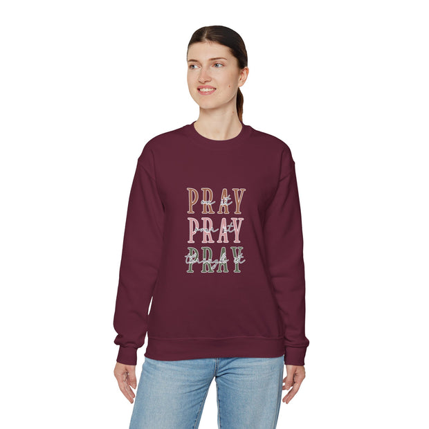 Pray Unisex Heavy Blend™ Crewneck Sweatshirt