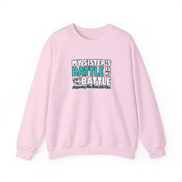 My Sister’s Battle Unisex Heavy Blend™ Crewneck Sweatshirt