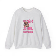 Just a Girl Unisex Heavy Blend™ Crewneck Sweatshirt