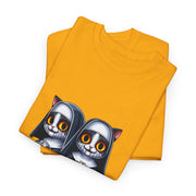 Horror Movie Cats Unisex Heavy Cotton Tee