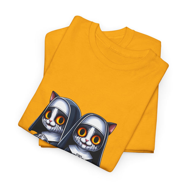 Horror Movie Cats Unisex Heavy Cotton Tee
