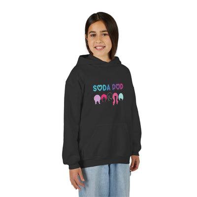 Youth Hoodie with Colorful Design - Perfect for Kids, Birthday Gifts, Casual Wear, Summer Parties, Cool Vibes, Fun Style