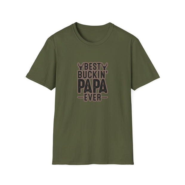 Best Papa Unisex Softstyle T-Shirt
